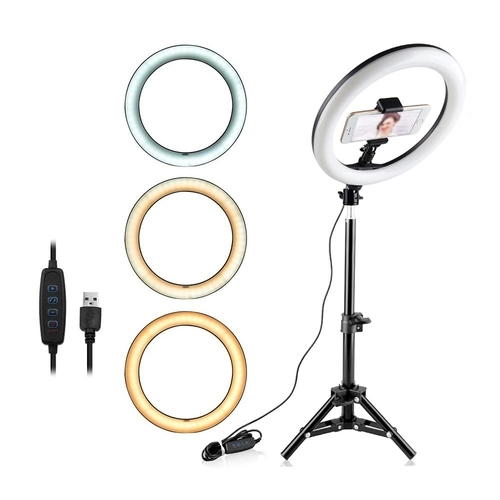 Ring Light LED 12 Polegadas  30cm com Tripé de 1,80m