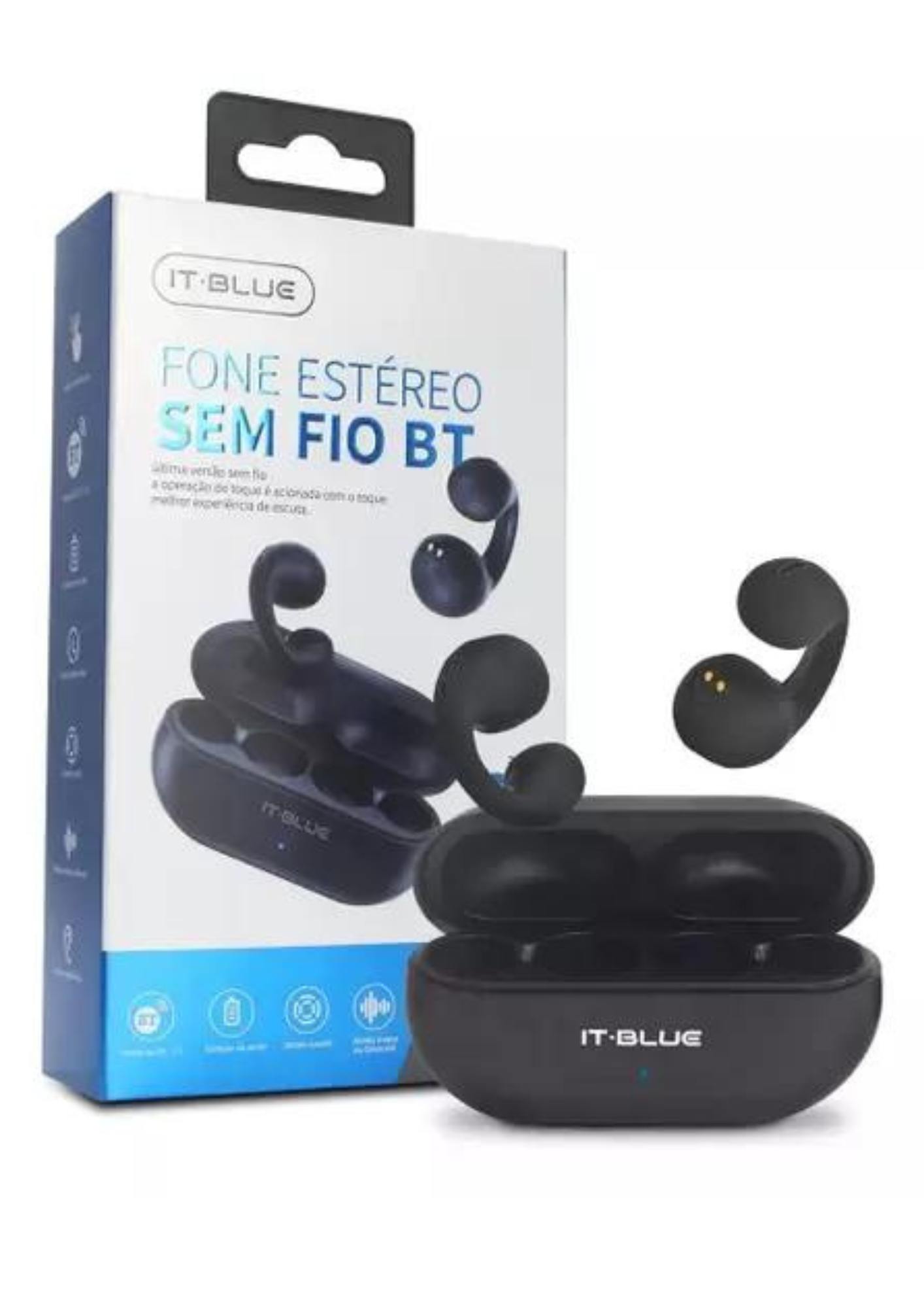 Fone Bluetooth Sem Fio Esportivo It-Blue LE-2411