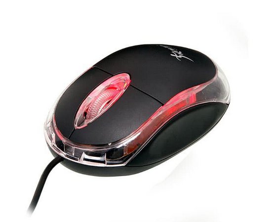 Mouse Com Fio USB  Ergonômico Com Led 1600DPI