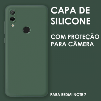 Capa de Silicone Redmi Note 7 Câmera