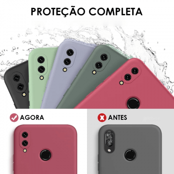 Capa de Silicone Redmi Note 7 Câmera