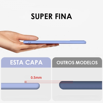 Capa de Silicone Redmi Note 7 Câmera