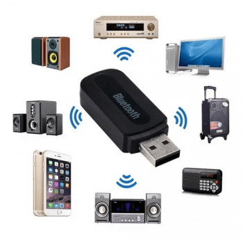 Adaptador USB Bluetooth P2 Áudio Stereo 