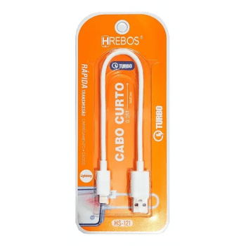 Cabo Turbo Curto USB Hrebos Mini 