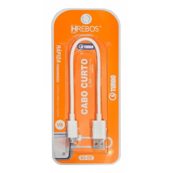 Cabo Turbo Curto USB Hrebos Mini 