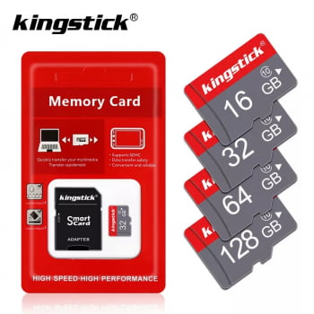 Cartão Micro SD 128GB Kingstick Classe 10