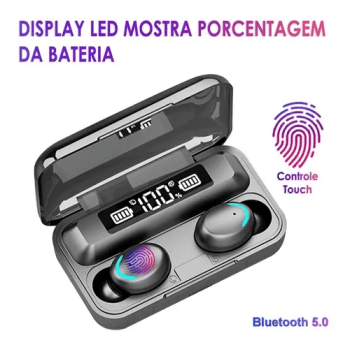 Fone Ouvido Bluetooth F9-5 Case Carregadora TWS