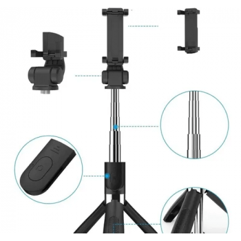 Tripé Para Celular Bastão de Selfie Com Controle Bluetooth  K07