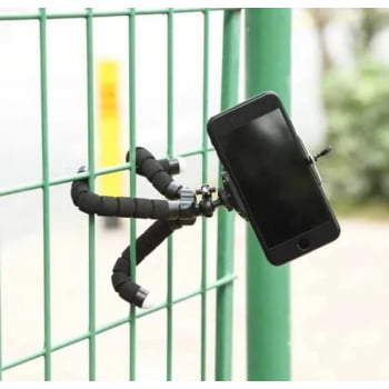 Tripé Flexível Articulado Suporte Para Celular E Câmera