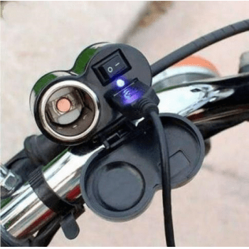 Tomada Carregador USB para Moto