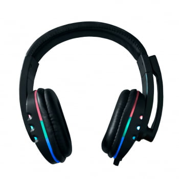 Headphone Gamer Led Com Microfone e Controle De Volume