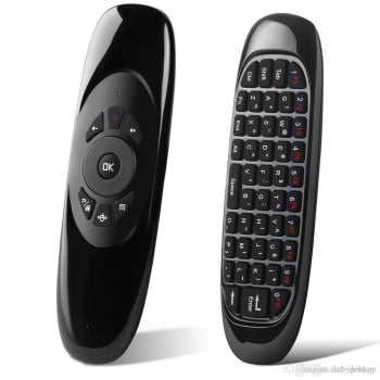  Mini Teclado Air Mouse Controle Qwerty Tv Smart Box Android
