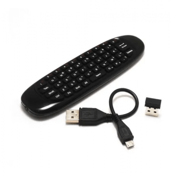  Mini Teclado Air Mouse Controle Qwerty Tv Smart Box Android