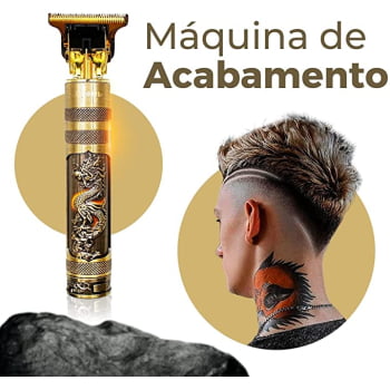 Máquina de Cortar Cabelo Acabamento Para Barba Recarregável USBC CB-720