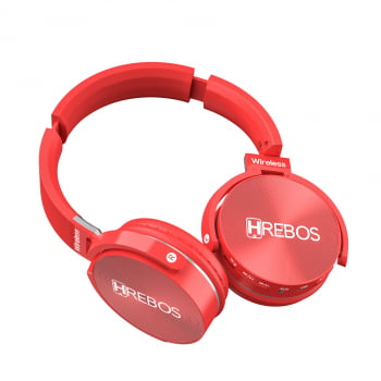 Headphone Bluetooth Sem Fio Rádio MP3  Hrebos HS-95