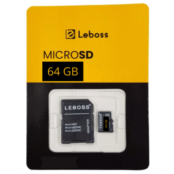 Cartão Micro SD 64GB Leboss