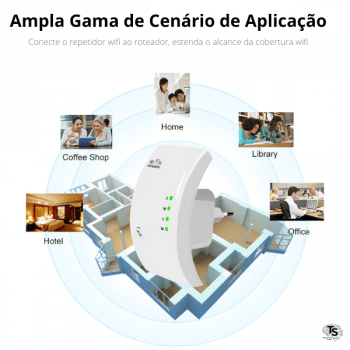 Repetidor Roteador Wifi Expansor  Wireless 2,4ghz 300mbps