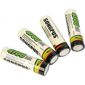 Pilha Recarregável AAA 2700 mAh Pilha Palito Cartela Com 4 Unidades