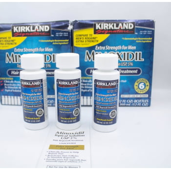 Minoxidil  Tratamento Para Queda De Cabelo Kirkland 60ml 5% 