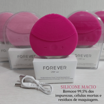 Esponja para Limpeza Facial Forever USB Recarregável