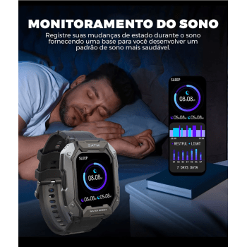 Relógio Masculino Inteligente Smartwatch Militar