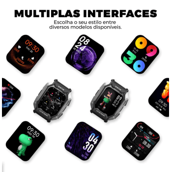 Relógio Masculino Inteligente Smartwatch Militar