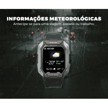 Relógio Masculino Inteligente Smartwatch Militar