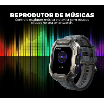 Relógio Masculino Inteligente Smartwatch Militar