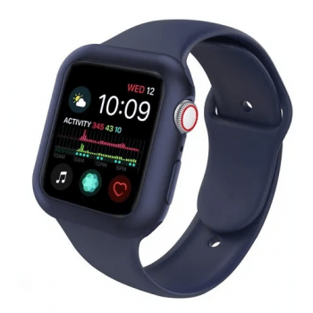 Pulseira de Silicone + Case para Apple Watch