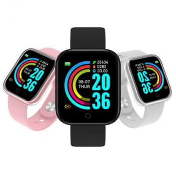 Relógio Inteligente Smartwatch D20/Y68 Android iOS Bluetooth 