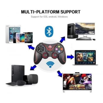 Controle Joystick Sem Fio V8 Wireless Celular Bluetooth Android Game Jogo