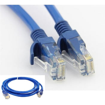 Cabo De Rede Para Internet 10/100/1000 mbps/s Com RJ45