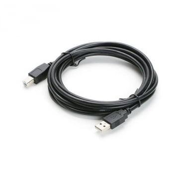 Cabo USB 2.0 Impressora Plug In 2m Universal Windows Mac Linux