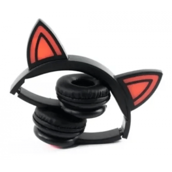 Headphone Com Fio Orelha de Gato XLS Com Fio