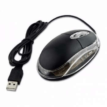 Mouse Com Fio USB  Ergonômico Com Led 1600DPI