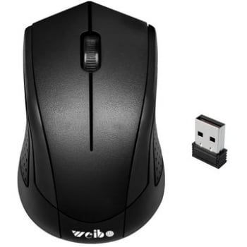 Mouse Sem Fio 1600dpi 2.4Ghz Weibo