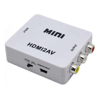 Mini Conversor HDMI x RCA 1080p