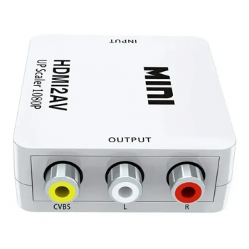 Mini Conversor HDMI x RCA 1080p