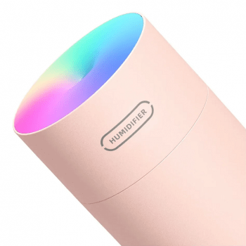 Umidificador De Ar Led  USB RGB Colorido Portátil